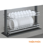 Giá bát đĩa nâng hạ điện inox 304 Eurogold EMP