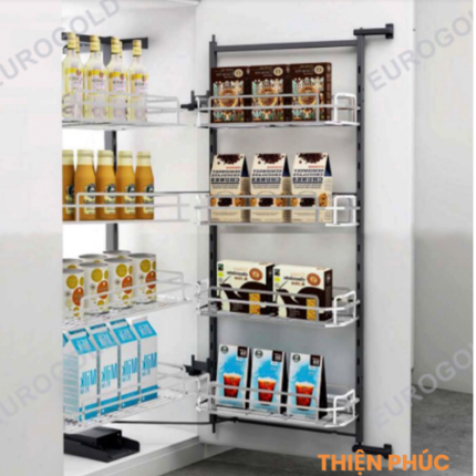 Tủ kho nan oval cánh mở 4 tầng Eurogold EPV